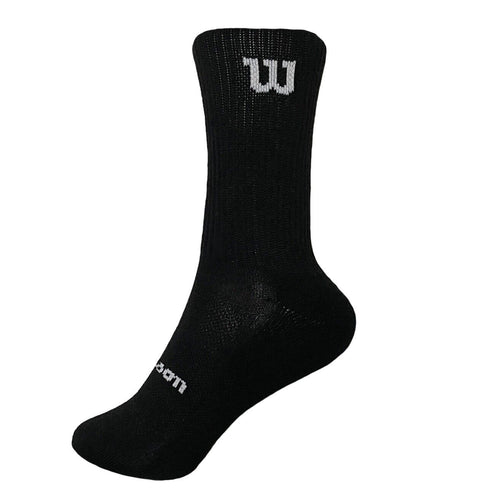 W Plain Crew Socks Assorted Colors 5-Pack